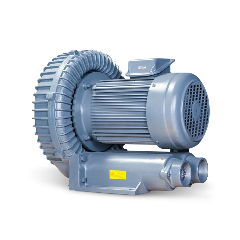 10HP 7.5KW high pressure pneumatic tube system aluminum alloy centrifugal blower factory