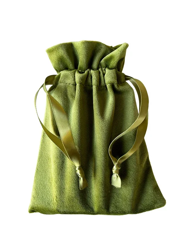 Hot Sale Velvet Gift Bag Watch Pouch With Drawstring Reusable Velvet Ring Earring Jewelry Pouch
