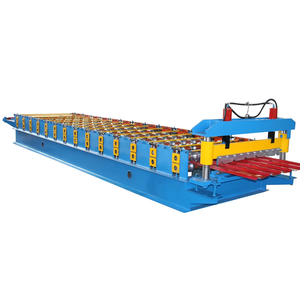 Factory Direct Sale Customized Single Layer Ibr Trapezoidal Metal Tile Roll Forming Machine Roofing Steel Sheet Making Machine