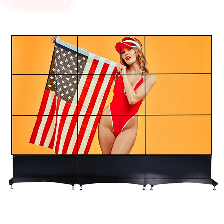 46 55 дюймов 4K Ультра узкая рамка 3 5 мм цифровой ЖК-дисплей 3x3 Samsung видео-дисплей стены