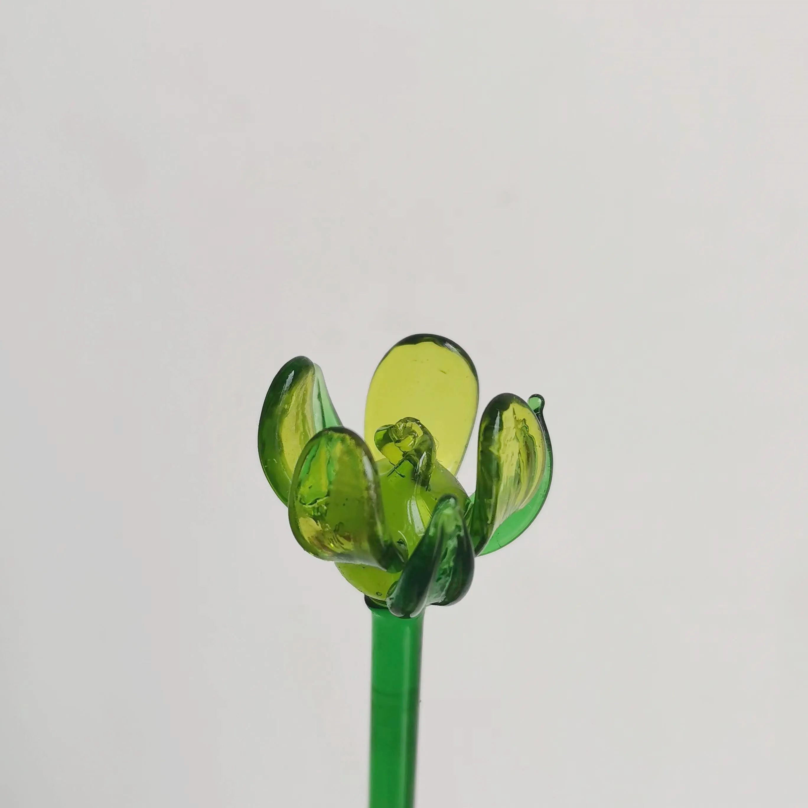 Handmade long stem murano glass flower artificial flower decoration