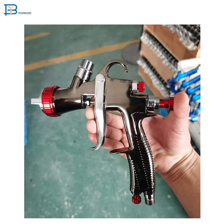Top Quality R500 1.3mm 1.7mm 2.0mm Nozzle 600cc Cup LVLP Air Spray Gun Car Gravity Airbrush Painting Gun