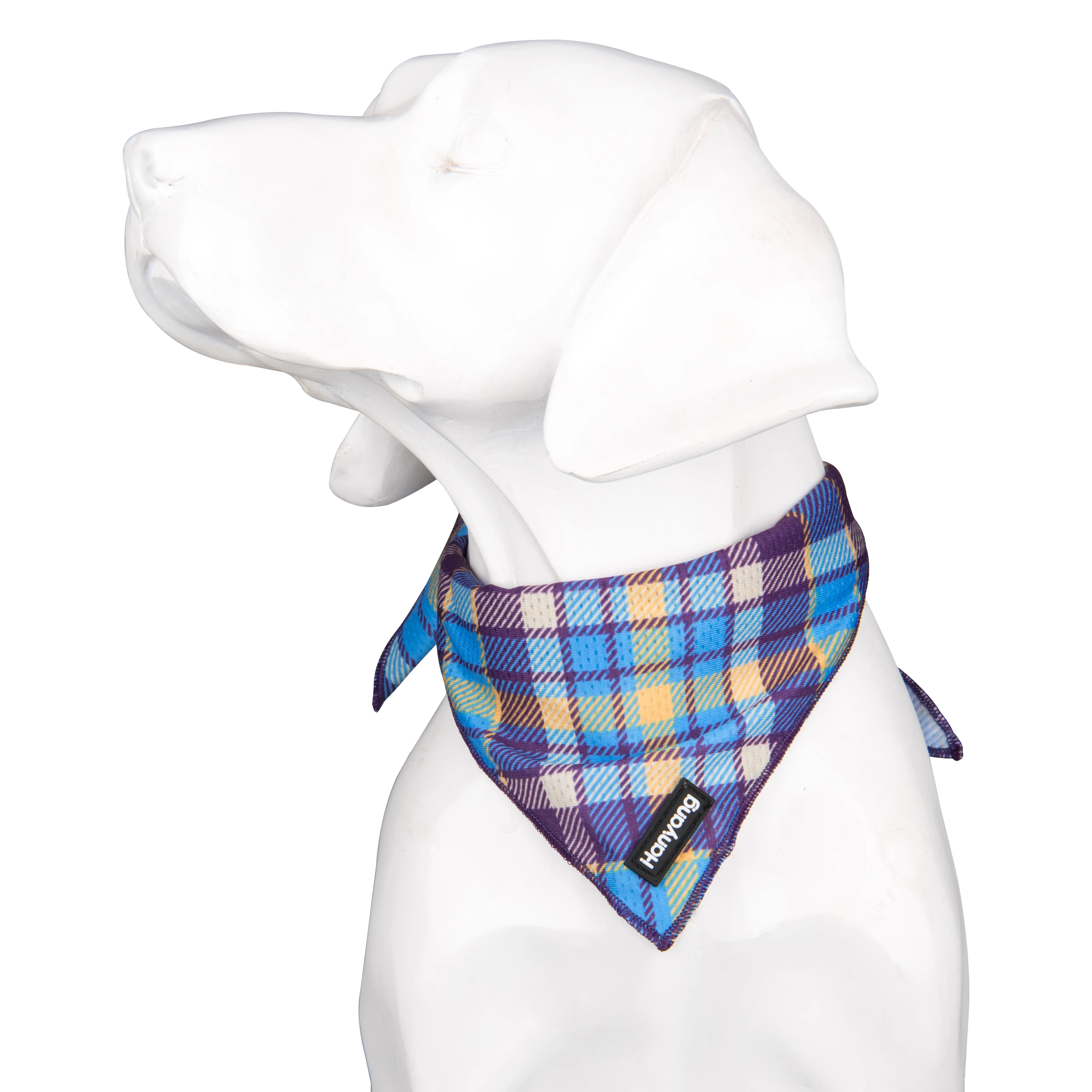 Custom Pet Dog Bandana Reversible Dog Scarf Adjustable printed Dog Bandanna