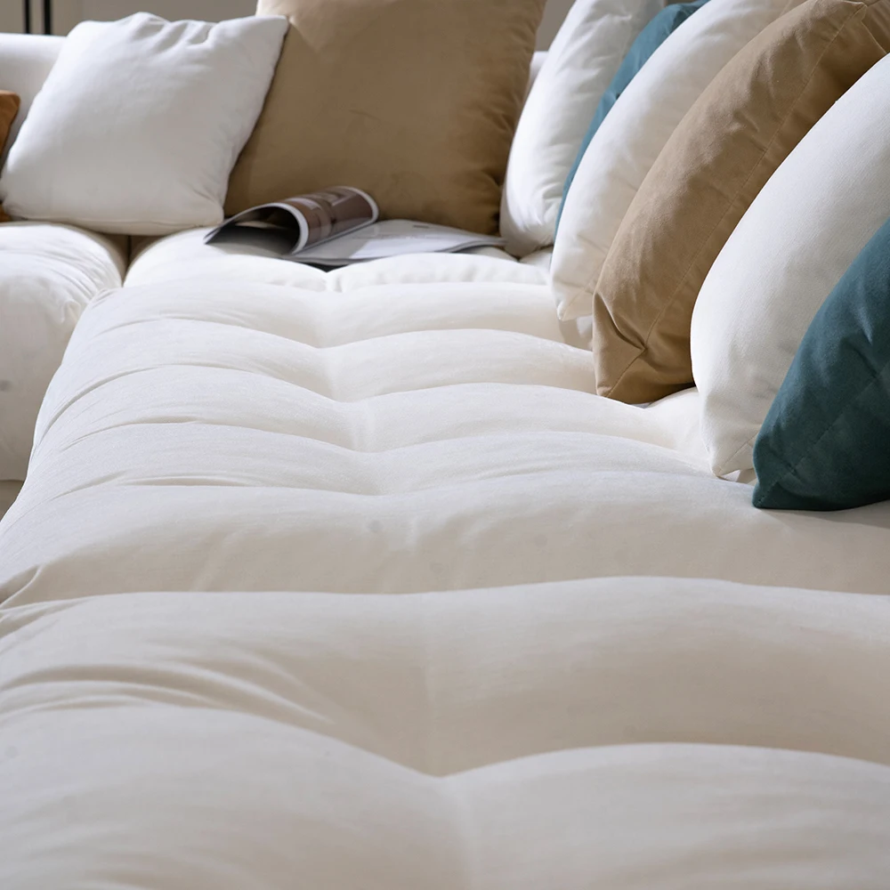 MIGLIO 5792 Low Arm Cloud Sofa Modular Living Room Furniture with Modern Design