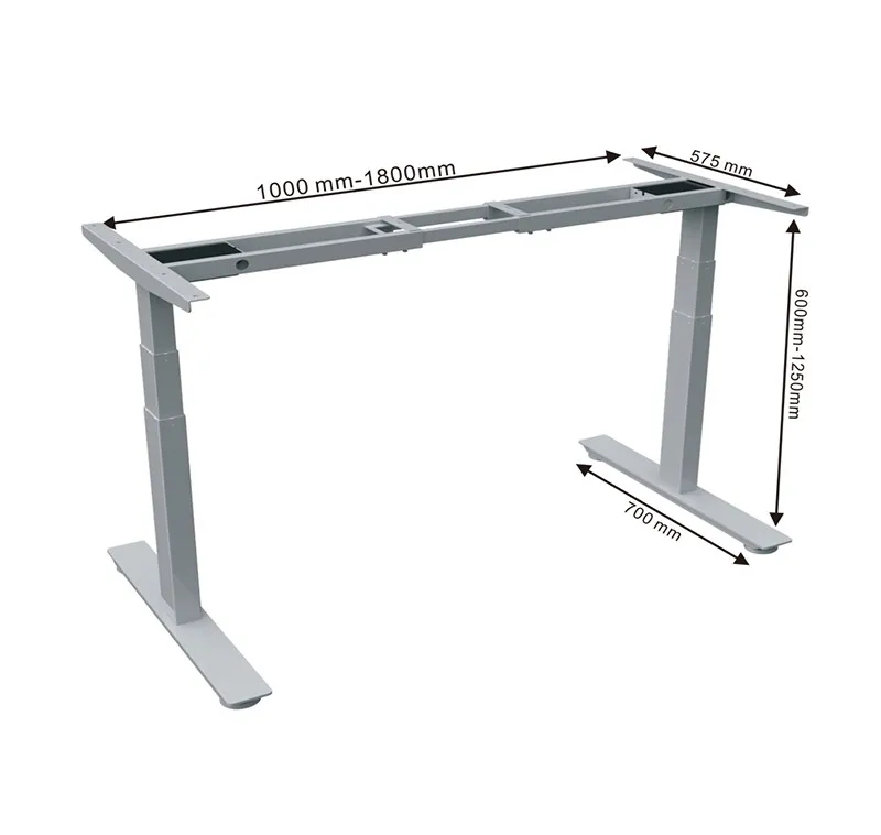 office desk Powered double motors adjustable electric writing desk table office stand up desk