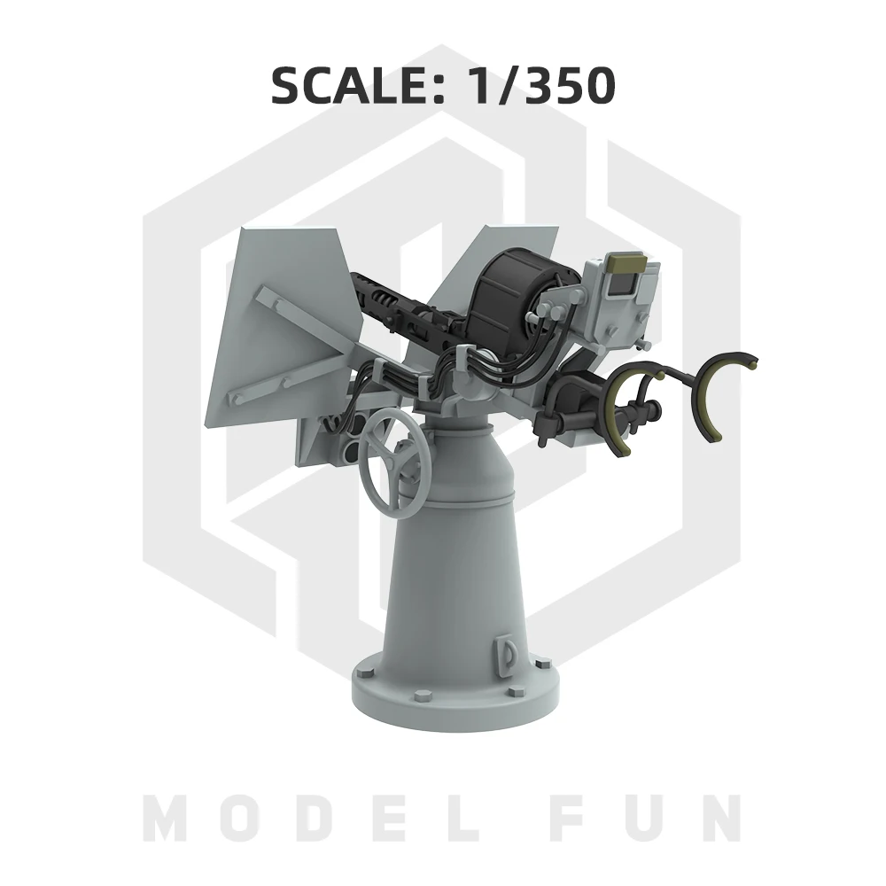 1/350 20mm OERLIKON For USN WARSHIPS 3D PRINTED MODEL NAVY WEAPON MODEL RESIN MODEL MFP35015