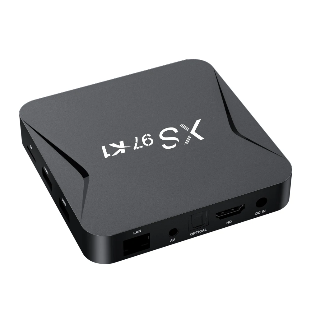 New Product Ideas 2025 Allwinner H313 XS97 K1  Android 10.0 Strong 4K Android Tv Box With Youtube