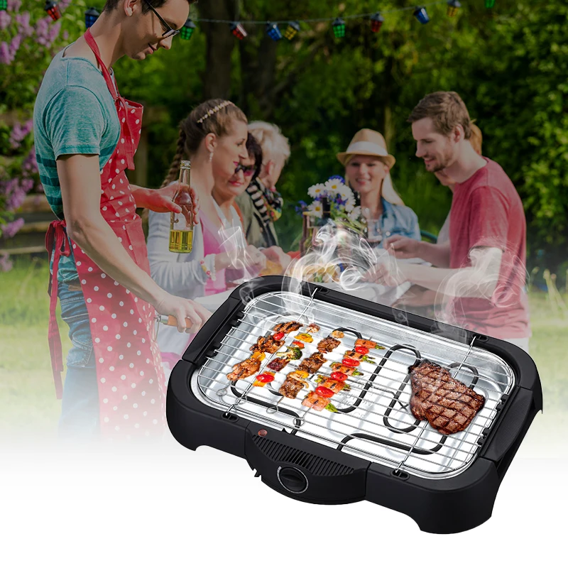 BQ228-B Hot sell electric party grill smokeless bbq grill