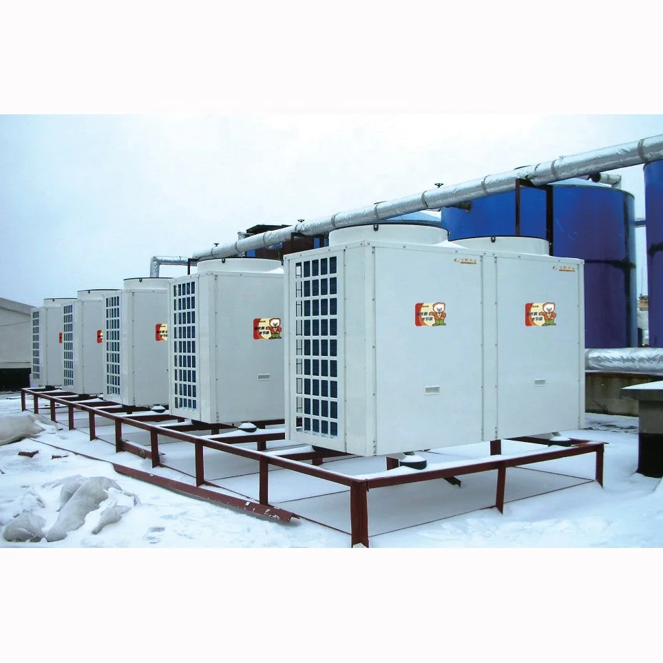 Smart operation air to water heat pump water heater for commercial building like hotel, school, hospital