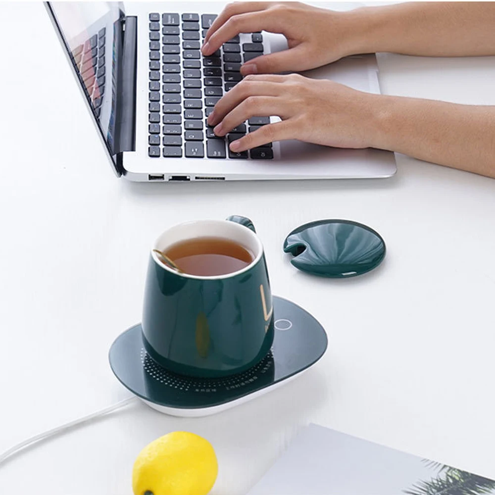 New Design Creative USB Cup Heater Coaster Mug Warmer Mat Accept Custom Logo