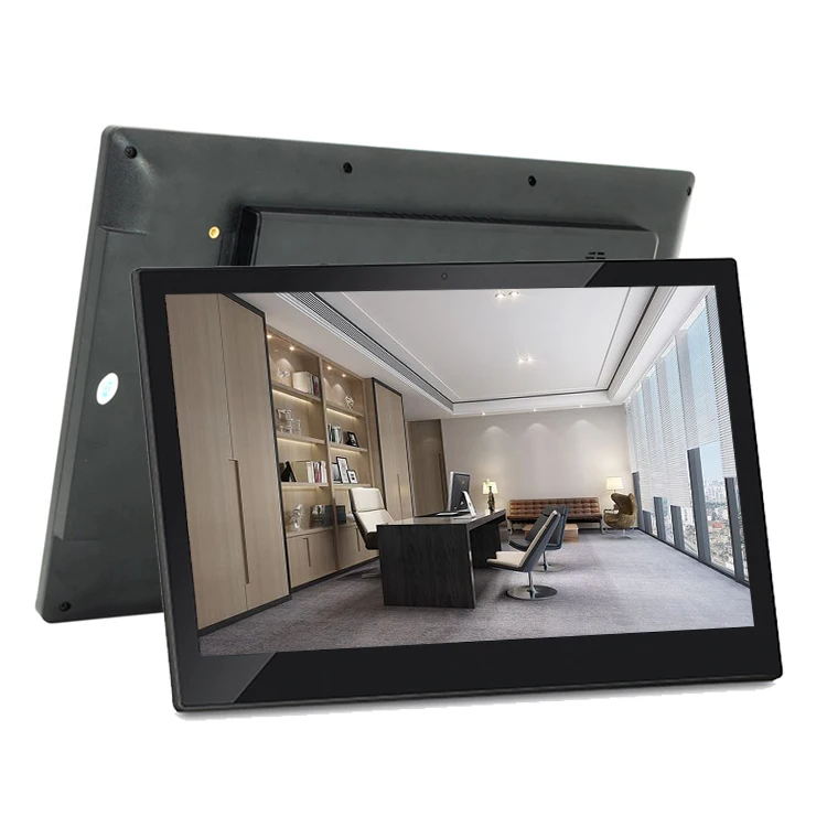  Supermarket 13.3 inch desktop and wall mount payment kiosk with magnetic card