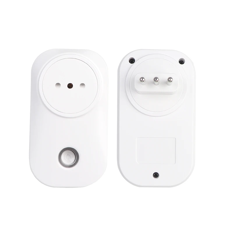 35*110*62mm Smart Italy Standard Socket Enclosure White Wireless Wifi Smart Plug Power Socket Oem Box Enclosure With App