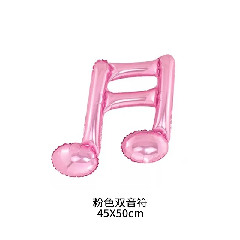 Shanghai balloon toys for kids birthday festival party decoration balloons baby boy girl inflatable toy music note foil balloons