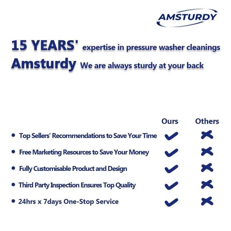 AMSTURDY FCK03N premium wide neck adjustable car wash hi pressure jet foam snow cannon