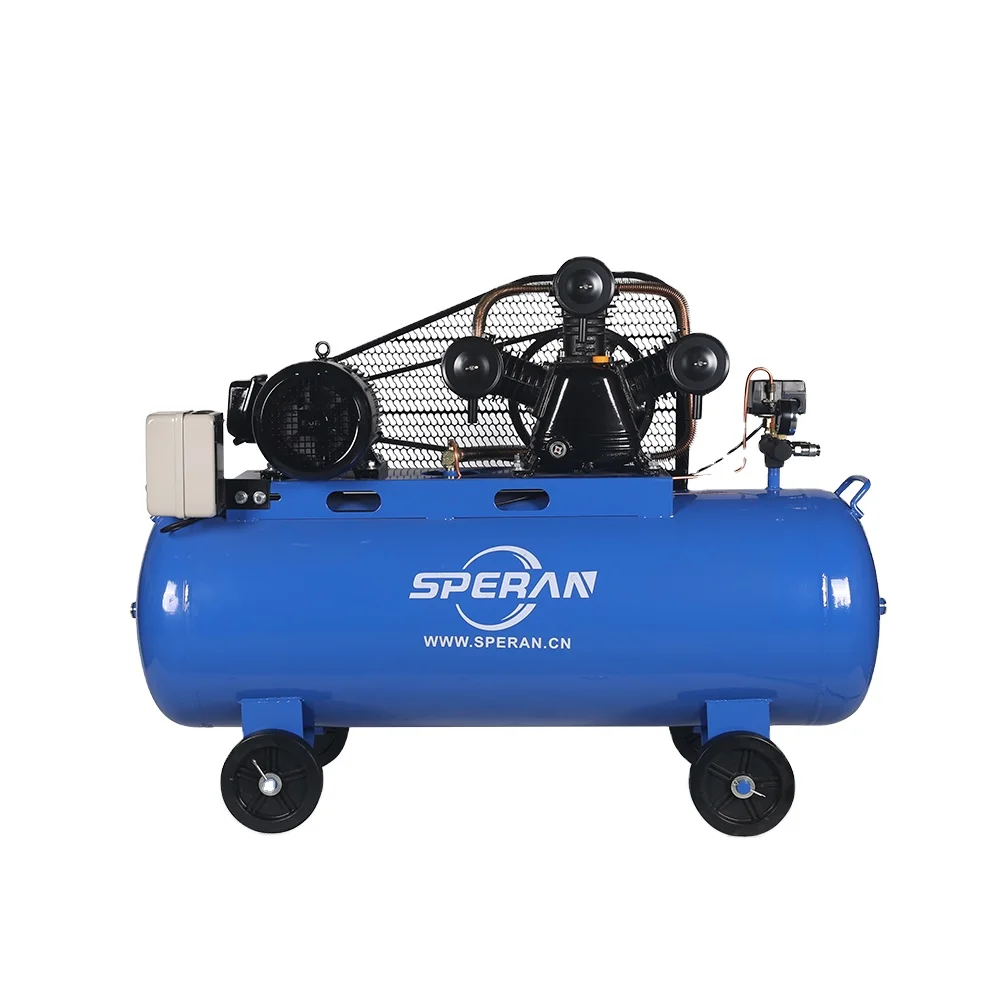 Лидер продаж, портативный поршневой воздушный компрессор с ременным приводом, 150 л