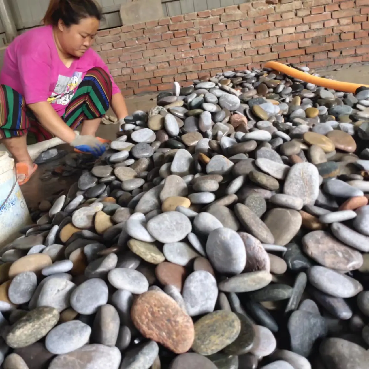 Diy Toy Stone Painting Mini Rock Art Painting Pour Natural Flat Stone