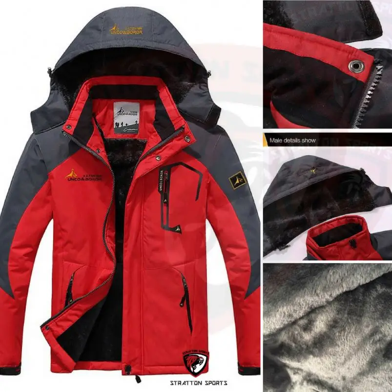 highly breathable extra heated custom ski jacket for men winter custom label windbreaker waterproof 10000 mm face north