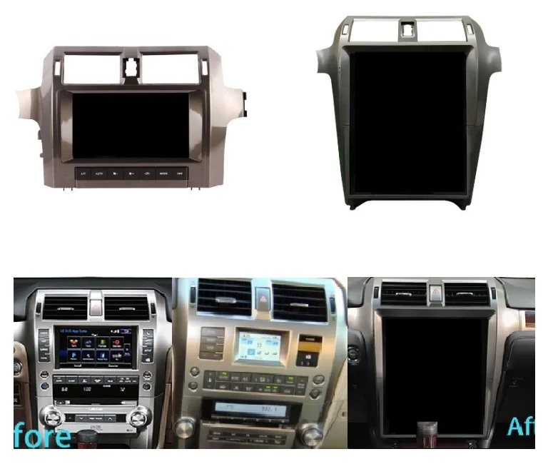 UPSZTEC Touch Screen Android System Special DVD GPS Car Video Player for LEXUS GX 460 GX460 J150 2010 2011 2012 2013 -2017
