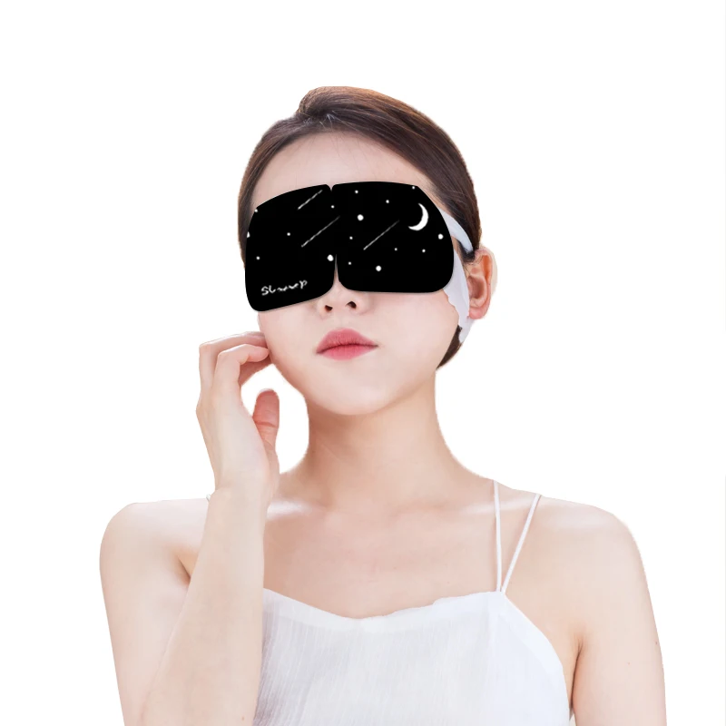 Customized Top Aromatherapy Hot Compress Eye Mask Travel Sleep Relief Eye Fatigue Disposable Lutein Steam Eye Masks