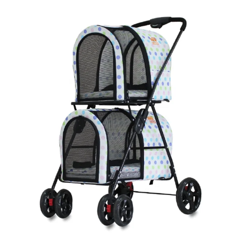 Dogs Luxury Pink Travel 4 Wheel 2 1 Large Multifunctional Child Toy Pet Stroller