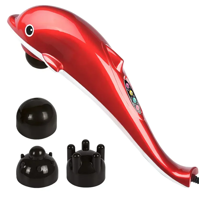 Hot sell Handheld Electric Dolphin Infrared Massage Hammer for Muscles Pain Relief