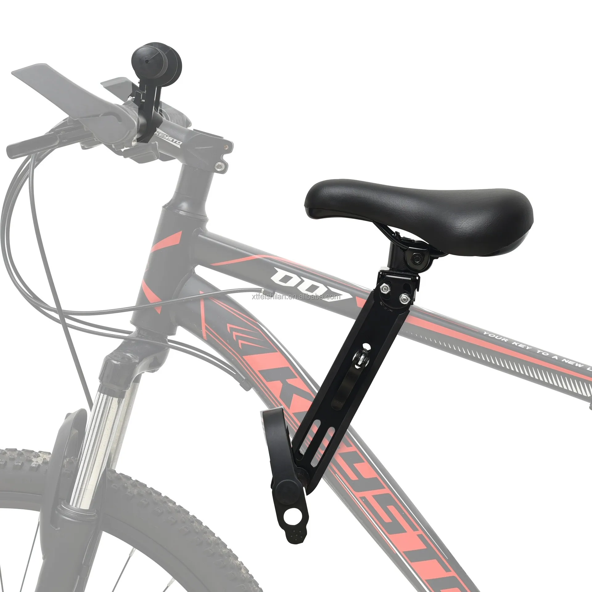 Kids Bike Seat for Mountain Bike Detachable Front Mounted Bicycle Seats for Children Compatible with All Adult MTB