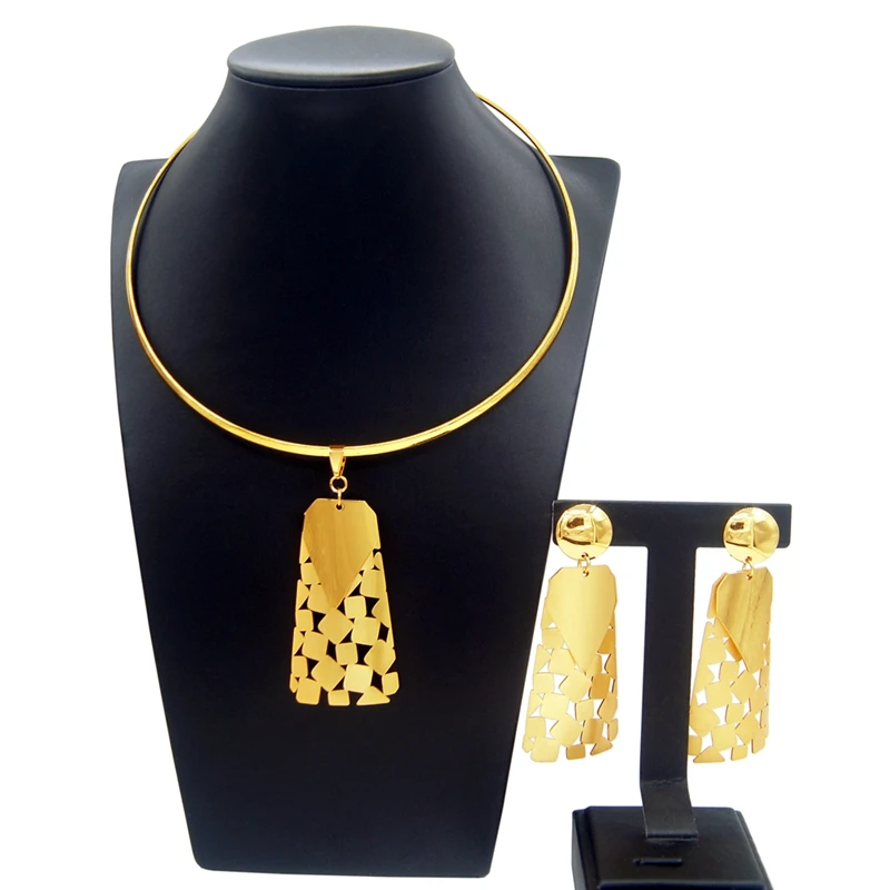 Yulaili Hot Selling Design Italian Gold Plated Jewelry Nigeria Women Costume Factory Wholesale Fashion Party Gift