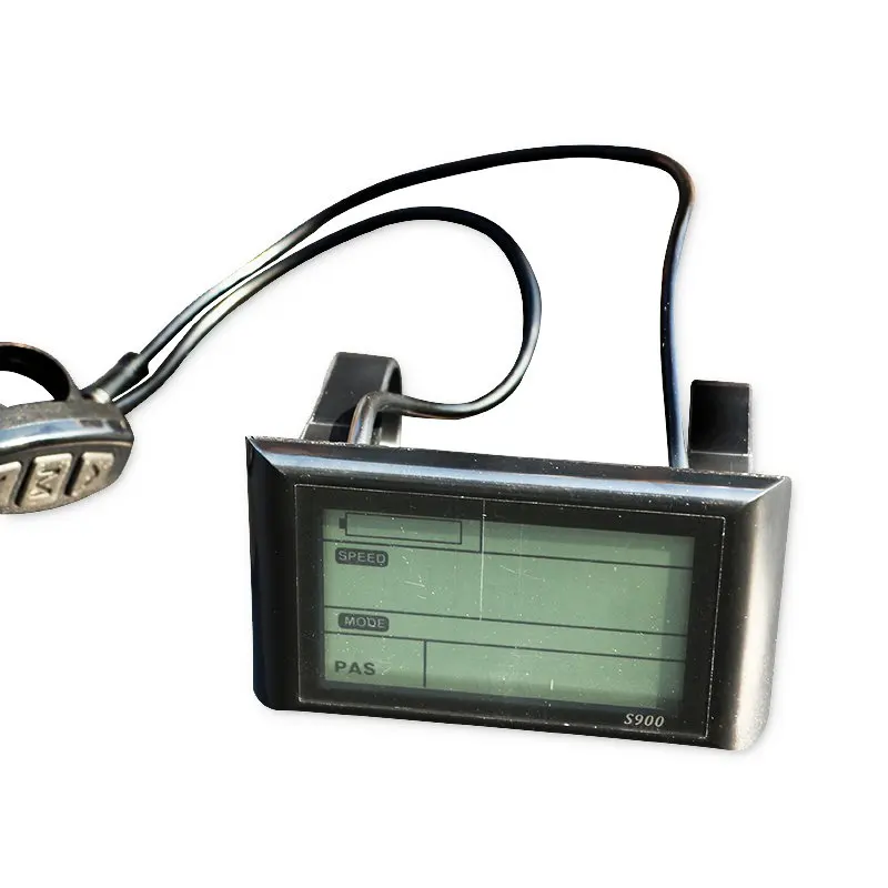 36/48V Electric Bicycle Computer E Bike LCD Display Speedometer Electric Bike Sensor Meter Watch Monitor Waterproof Connector