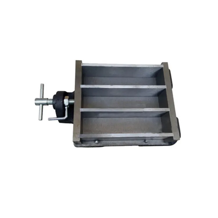 Three Gang Steel Cube Moulds Cement Mortar Prism Molds 40*40*160mm