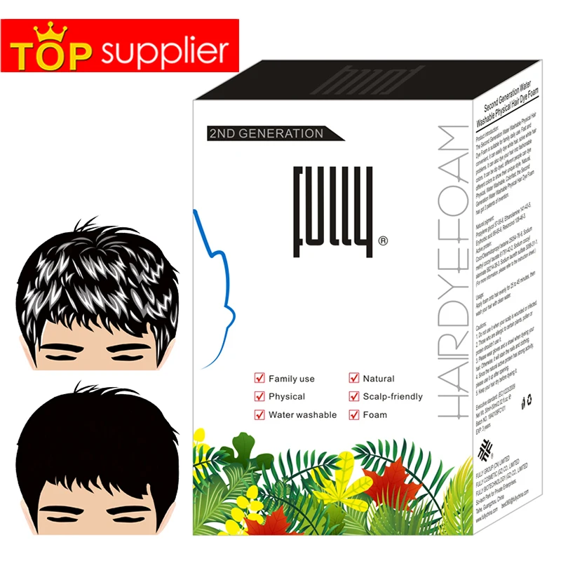 
China Manufacturer OEM Permanent Hair Dye FULLY Hair Color Spray 