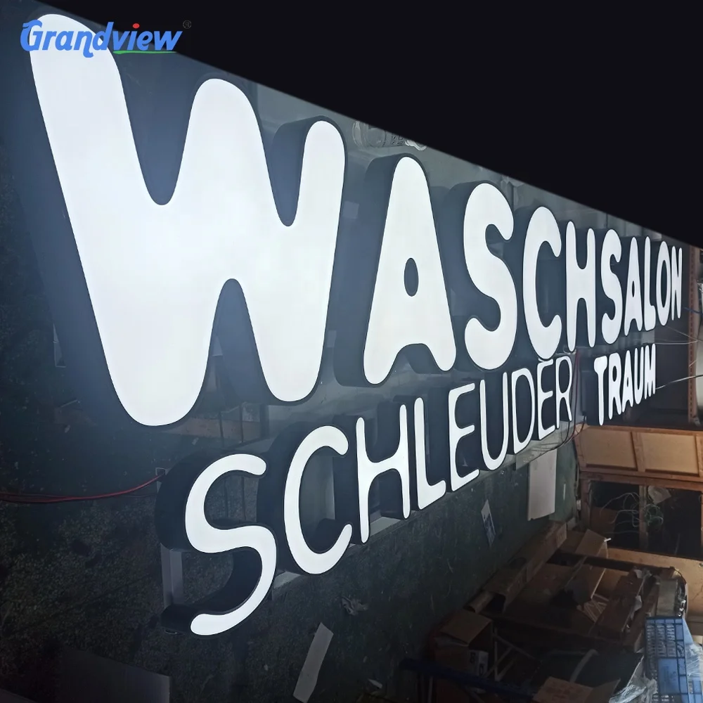 Wholesale 3D Lighting Acrylic LED Channel Letter Sign Acrylic Lighting Letters