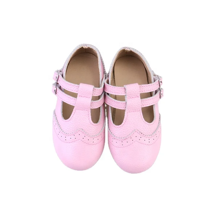 
Little Girls Mary Jane Flats Non-Slip Toddler First Walkers Princess Children Kids Shoes 
