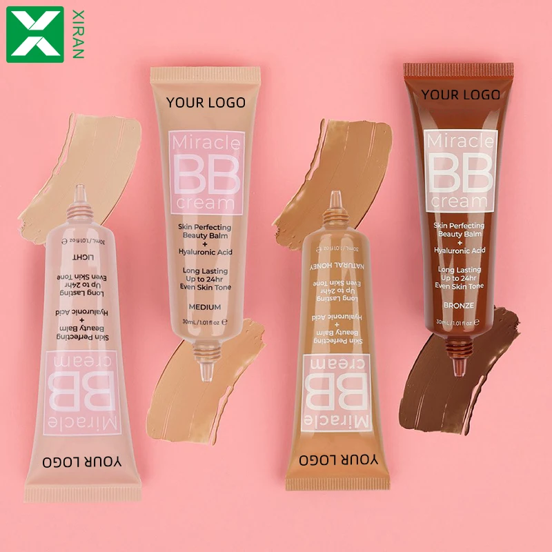 Face Makeup High Coverage Liquid Foundation BB Whitening Cream Private Label  Waterproof Long Lasting BB Cream