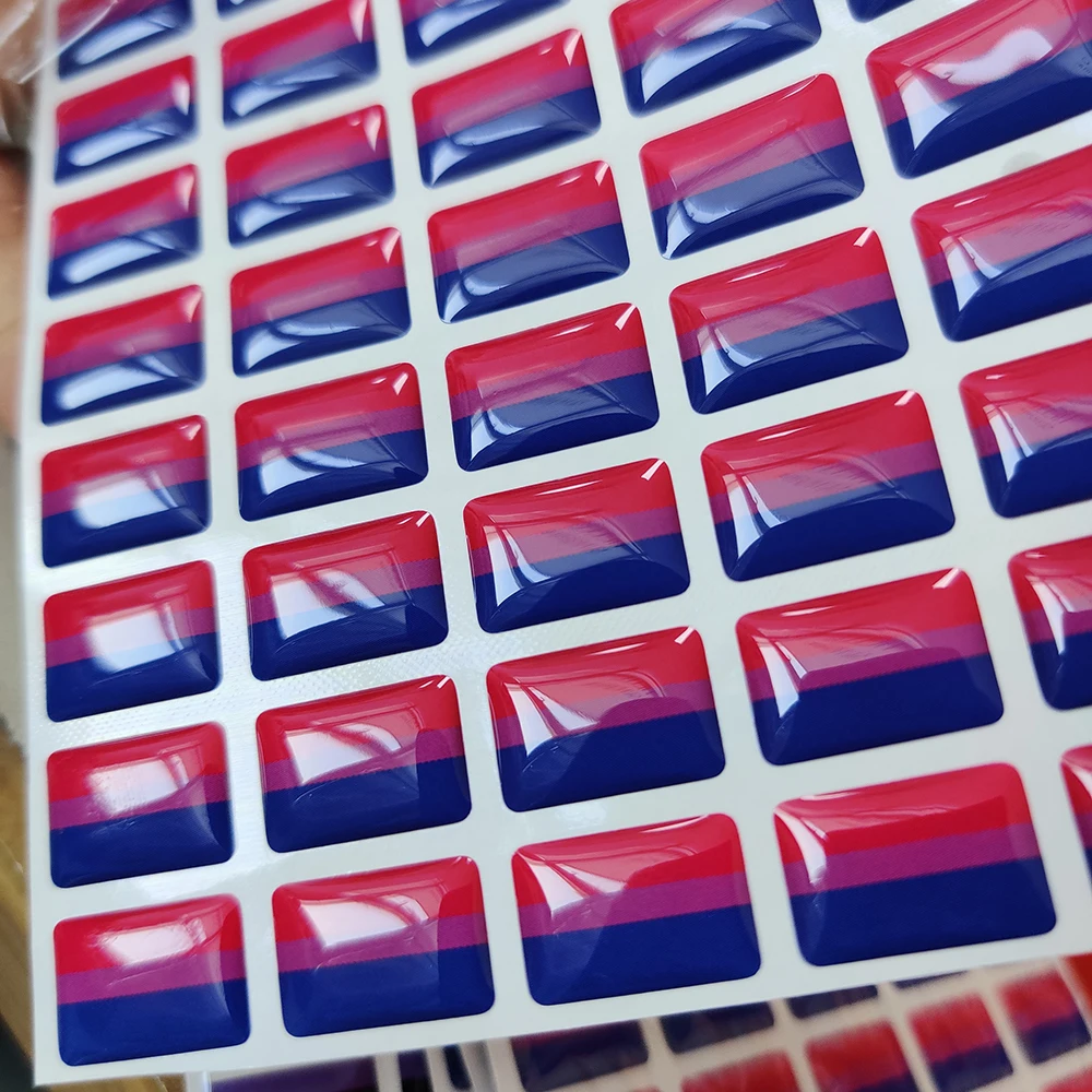 Customized make 3D clear resin crafts dome epoxy sticker with 3M adhesive logo gel silicon stickers 100 pcs