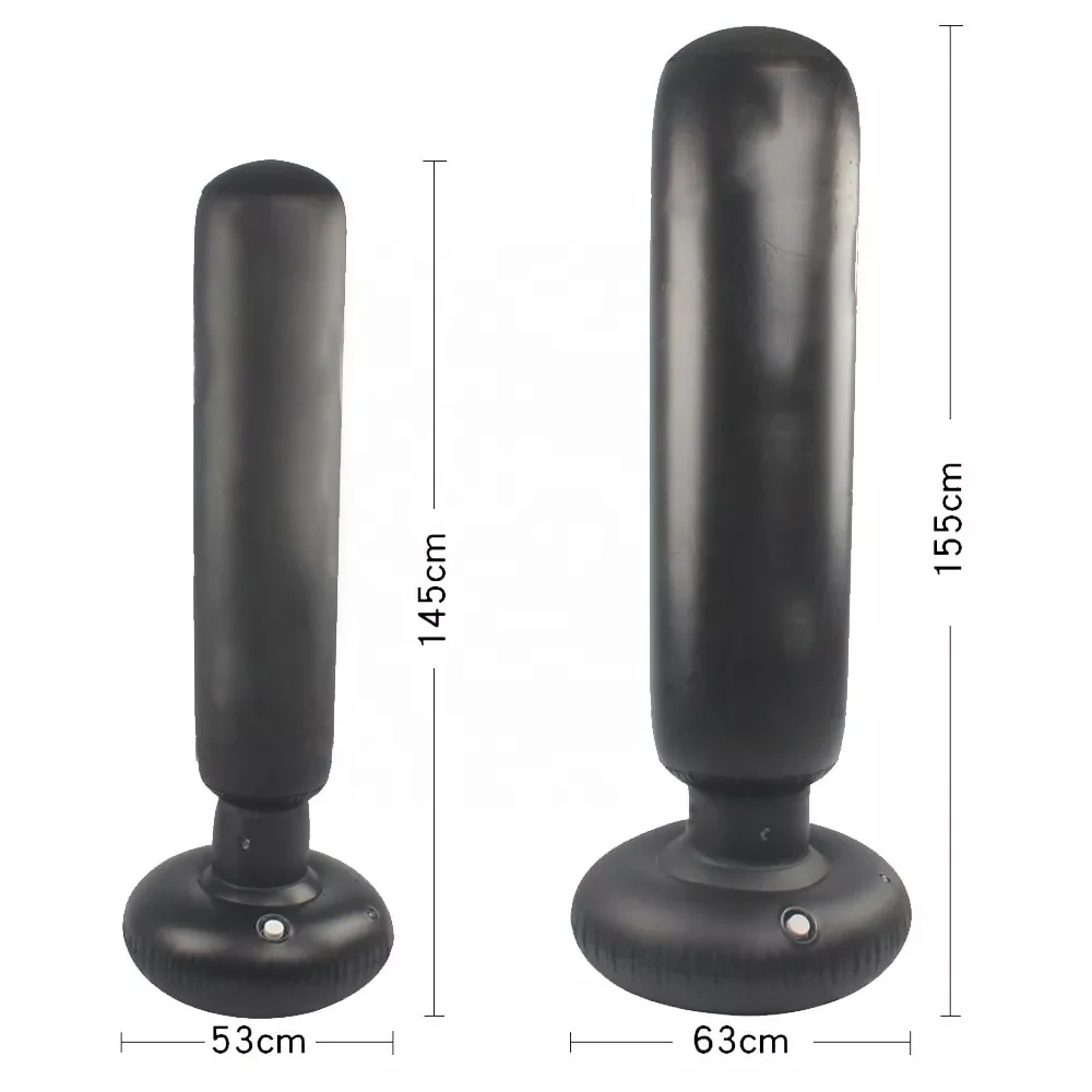 PVC Training Fitness Inflatable Standing Boxing Punching Bag Thickening Tumbler Boxing Column for Adults Kids