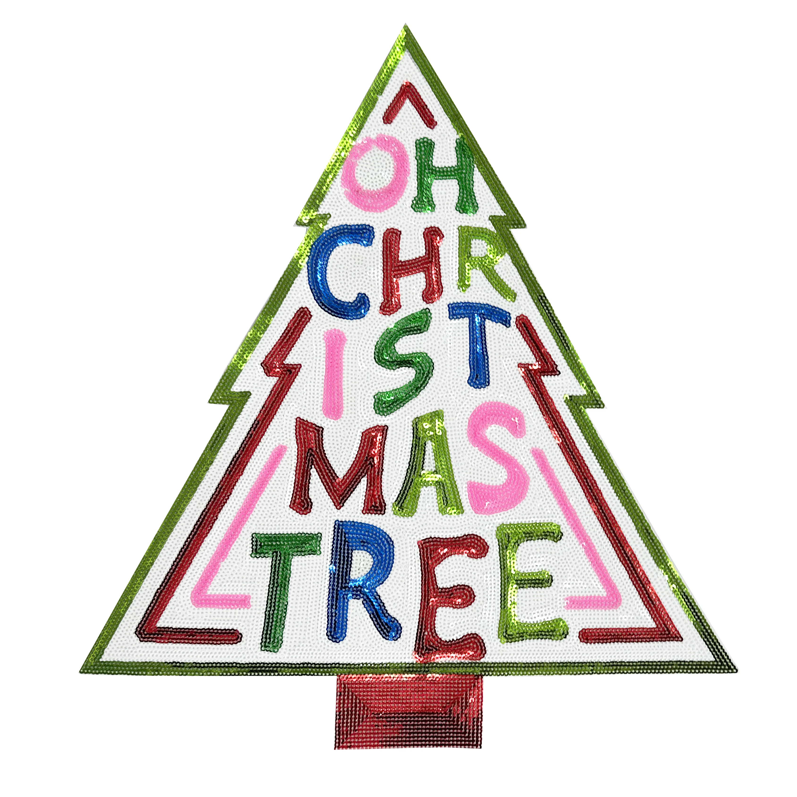 Large Adhesive Chenille Iron Sequin Embroidery Patches School Logo Applique 1-3 Day Sample Time