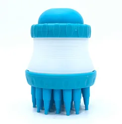 TCW076 Pack bath liquid pet bath massage brush shower tool SPA soft silicone deep cleaning