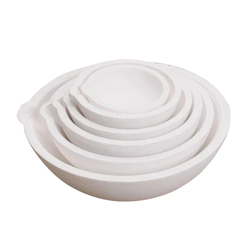 High Quality 100g-10kg jewelry casting melting crucible pot silica quartz crucible for gold silver copper melting