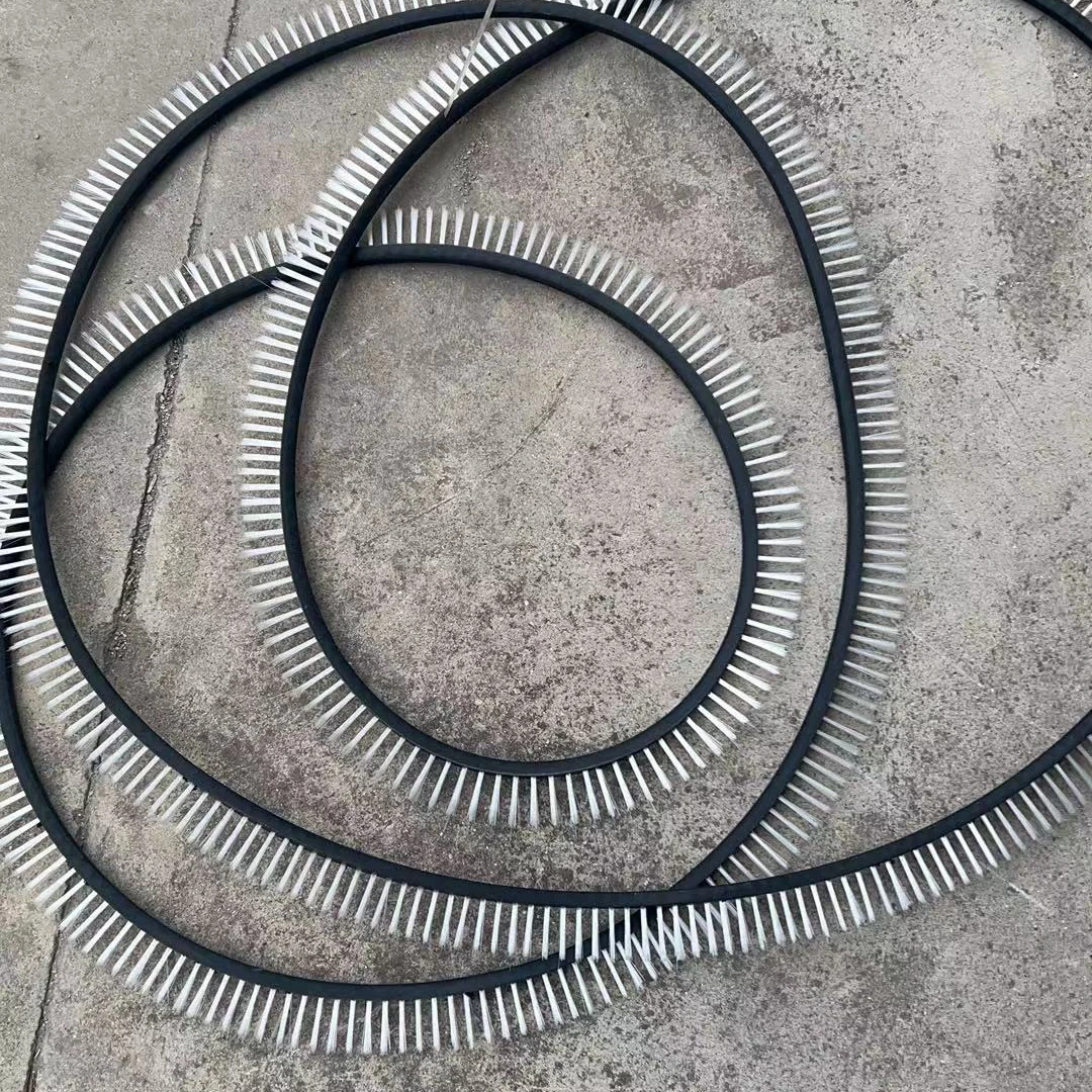 Industrial belt brushes Production line cleaning brushes Dust removal conveyor belt brushes