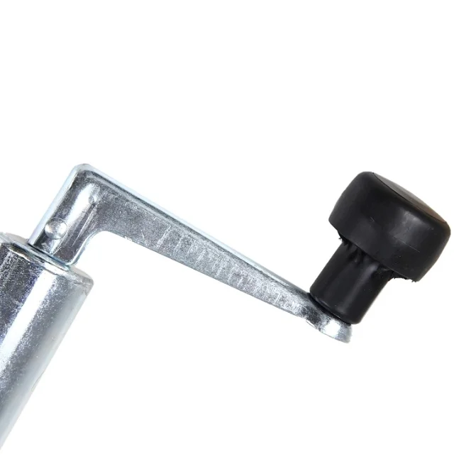 boat trailer part semi trailer parts 34mm Jockey Wheel with solid wheel160*40mm