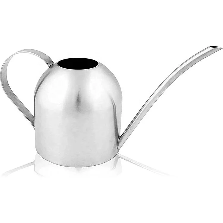 Stainless Steel Watering Can Metal Watering Can with Long Spout to Prevent Spillage Perfect Plant Watering Can