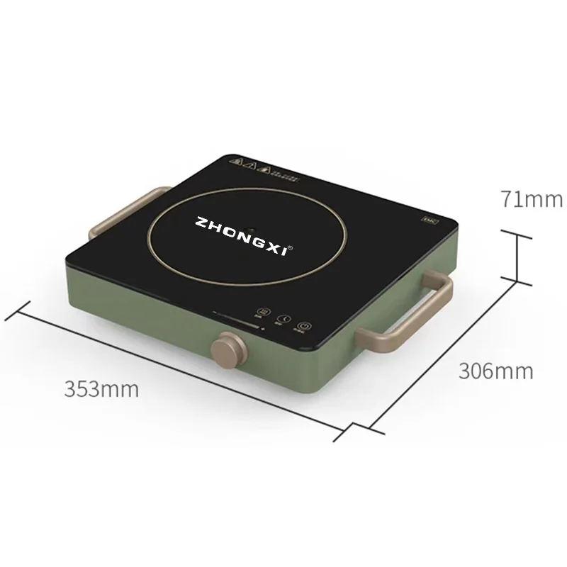 Электрическая плита керамическая инфракрасная кухонная электрическая Лучистая стеклянная