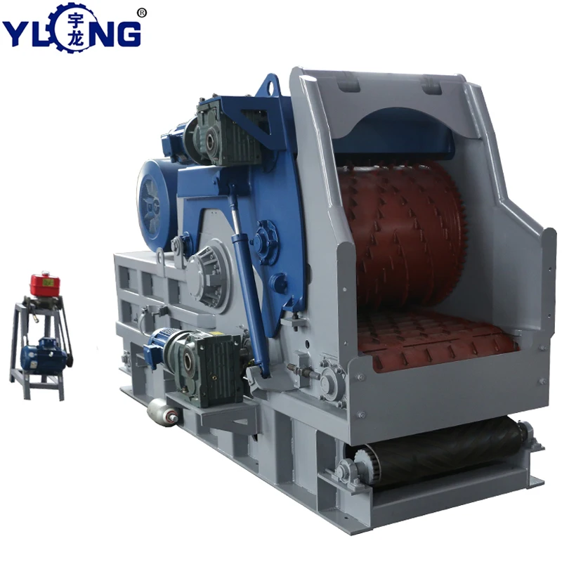  YULONG T-Rex6550A древесиный измельчитель дробилка для древесных отходов машина