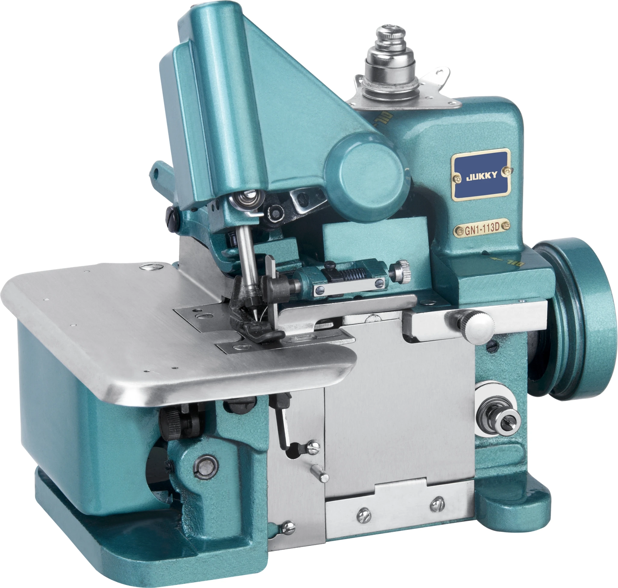 Overlock Sewing Machine GN1-113D in medium speed with motor and pedal suit for cotton, underwear, sweater and so on