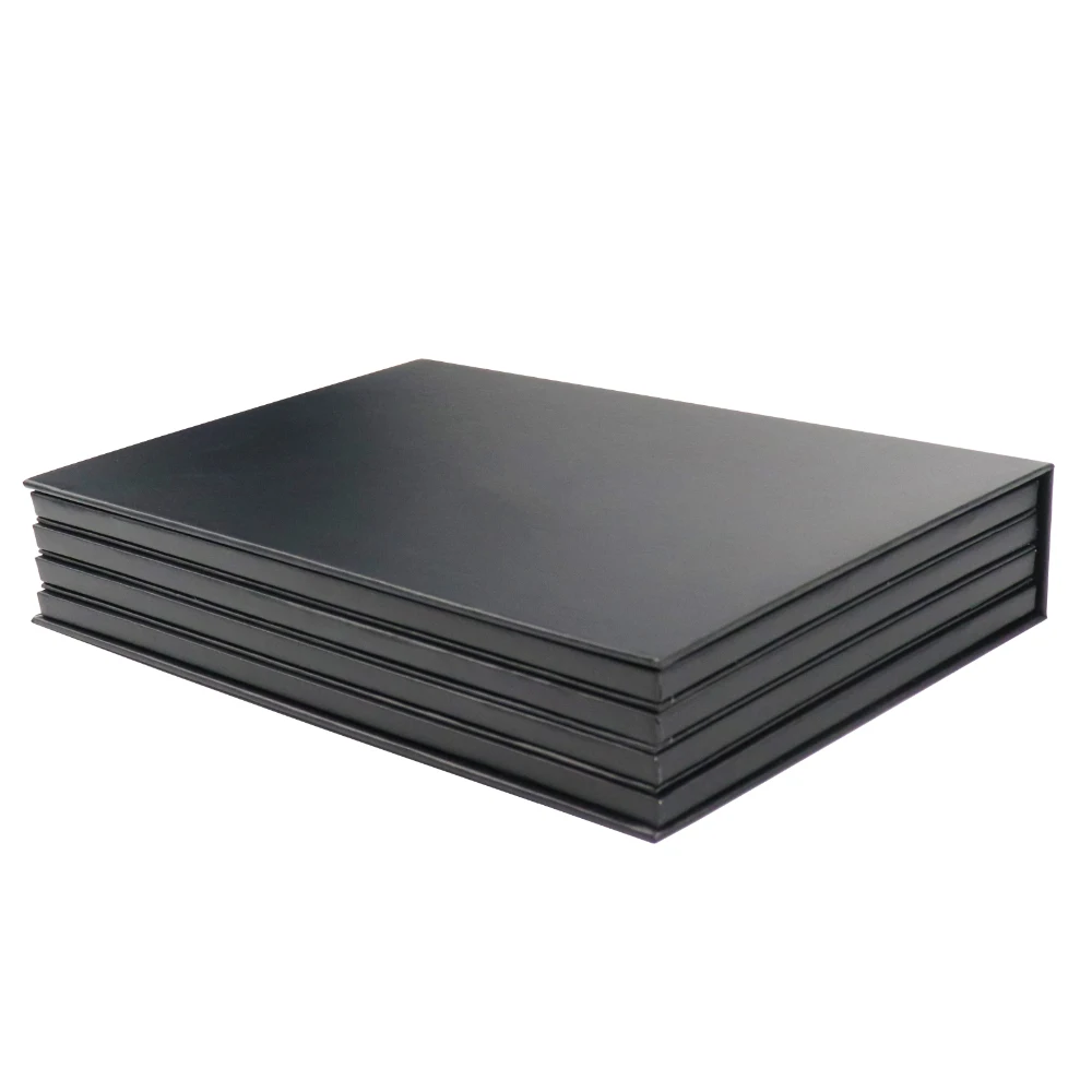 4 Layers Empty Cardboard Magnetic Book Eyeshadow Palette