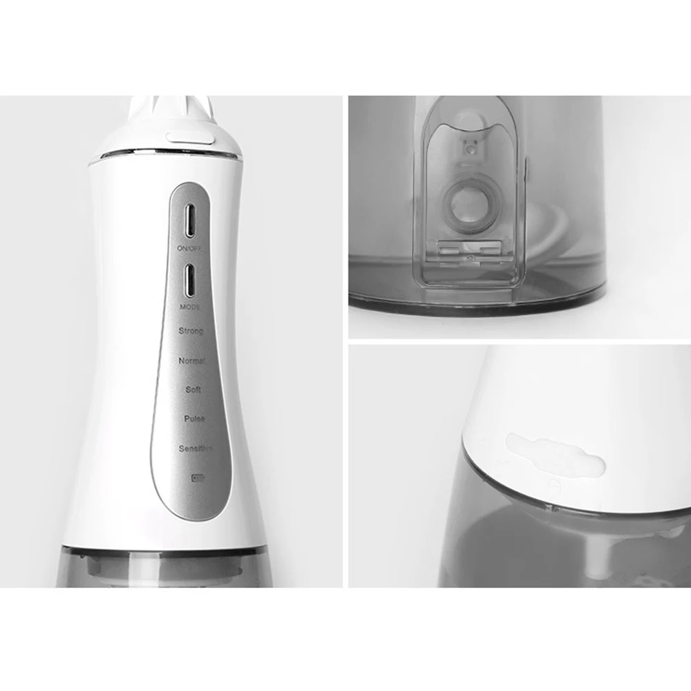 5 Working Modes Portable Oral Water Jet Flosser Electronic Oral Irrigator USB Rechargeable Water Floss