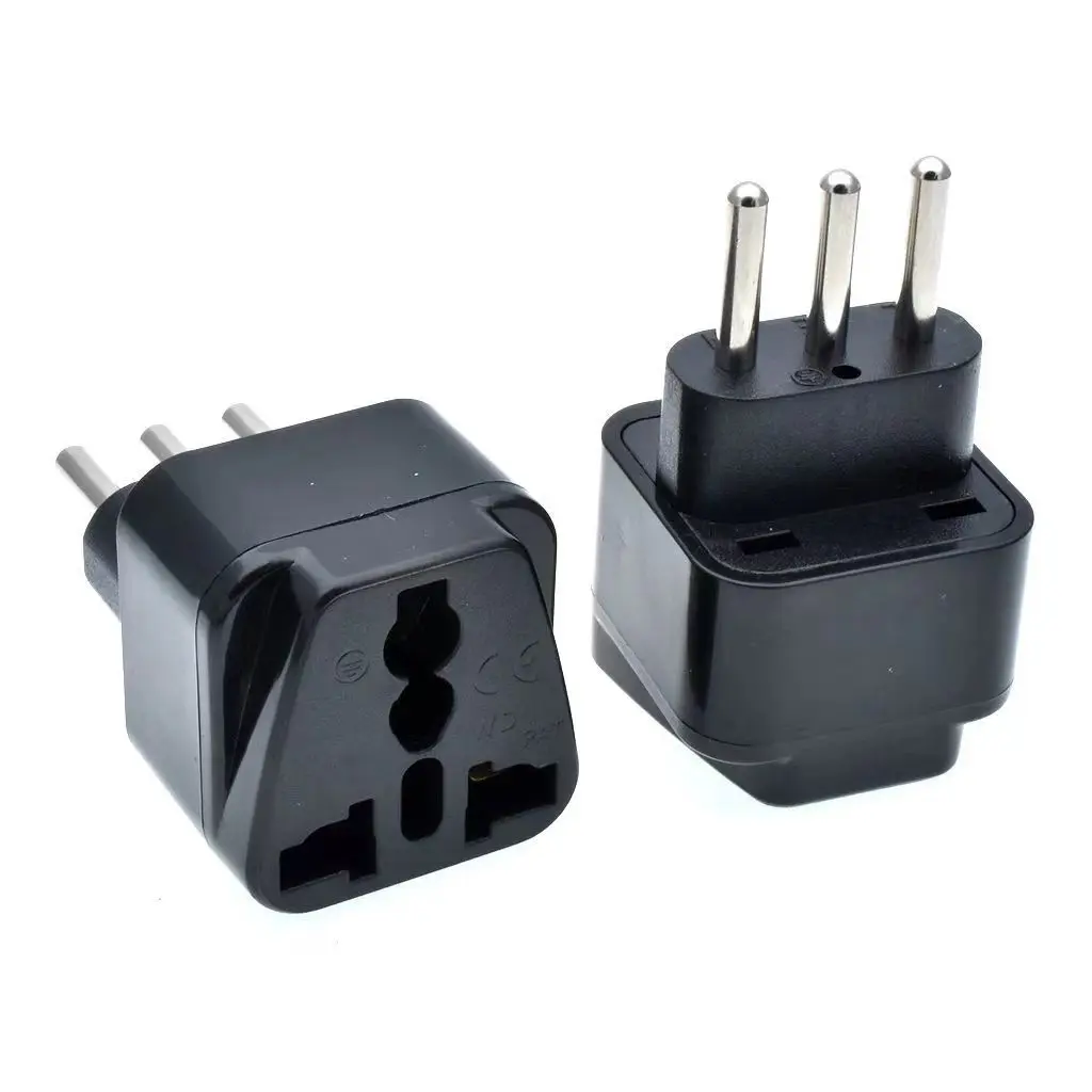 Hot selling Hot Universal to Italy Chile Adapter Plug with safety shutter italy plug adapter