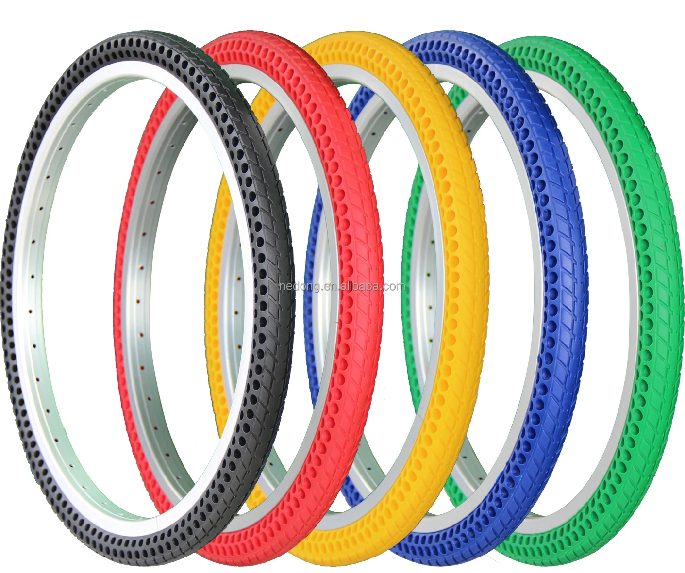 Nedong 26'x1-3/8 bicycle solid tires  26 inch bicycle tires for sale tubeless bicycle tyres