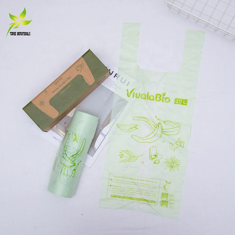 wholesale plastic biodegradable fresh vegetables fruit storage produce bag printed roll