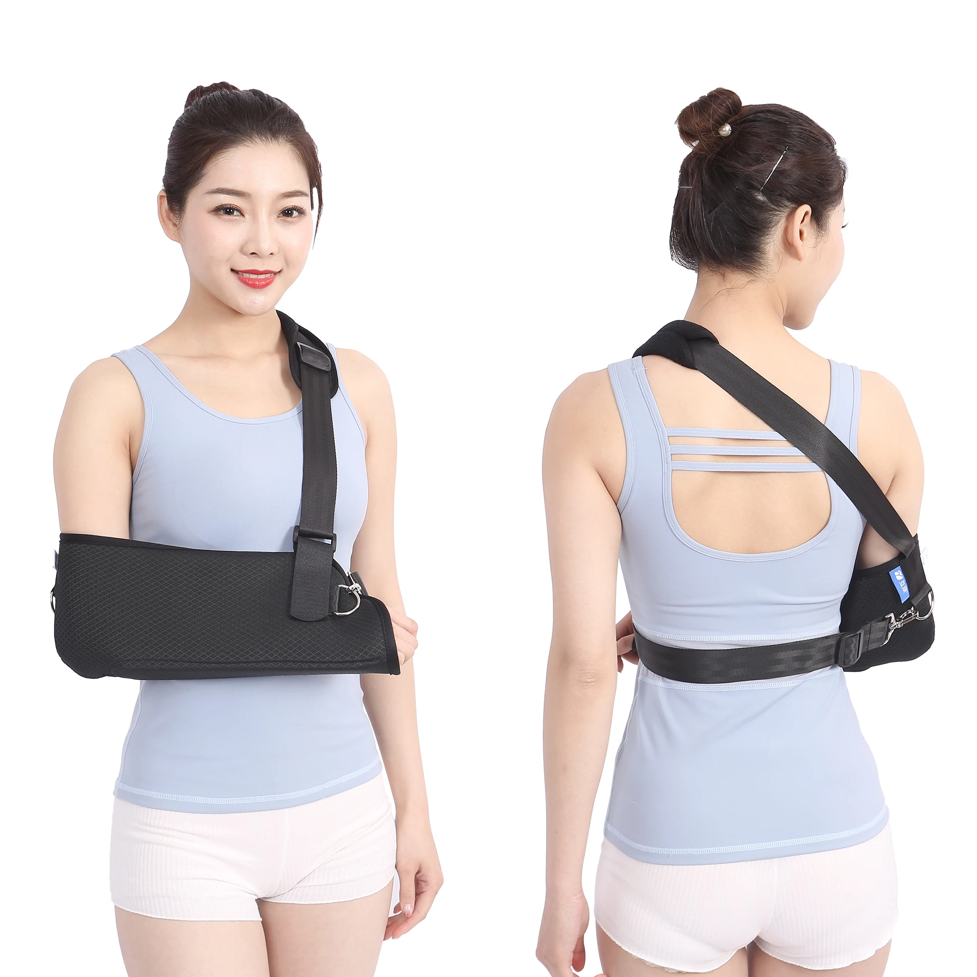 CE ISO Approved Thumb Wrist Guard Support Universal arm sling Orthopedic medical arm sling for arm support
